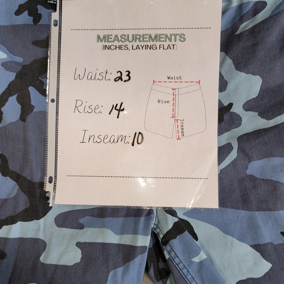 Rothco‎ Mens Casual Street Cargo Army Military BDU Camo Shorts Y2K XXL Gorpcore - Picture 10 of 10